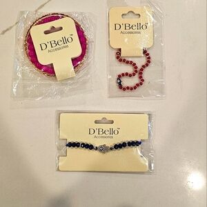 D’Bello 3 Girl Jewerly/bracelets NWT